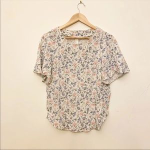 H&M floral lightweight Blouse size 6